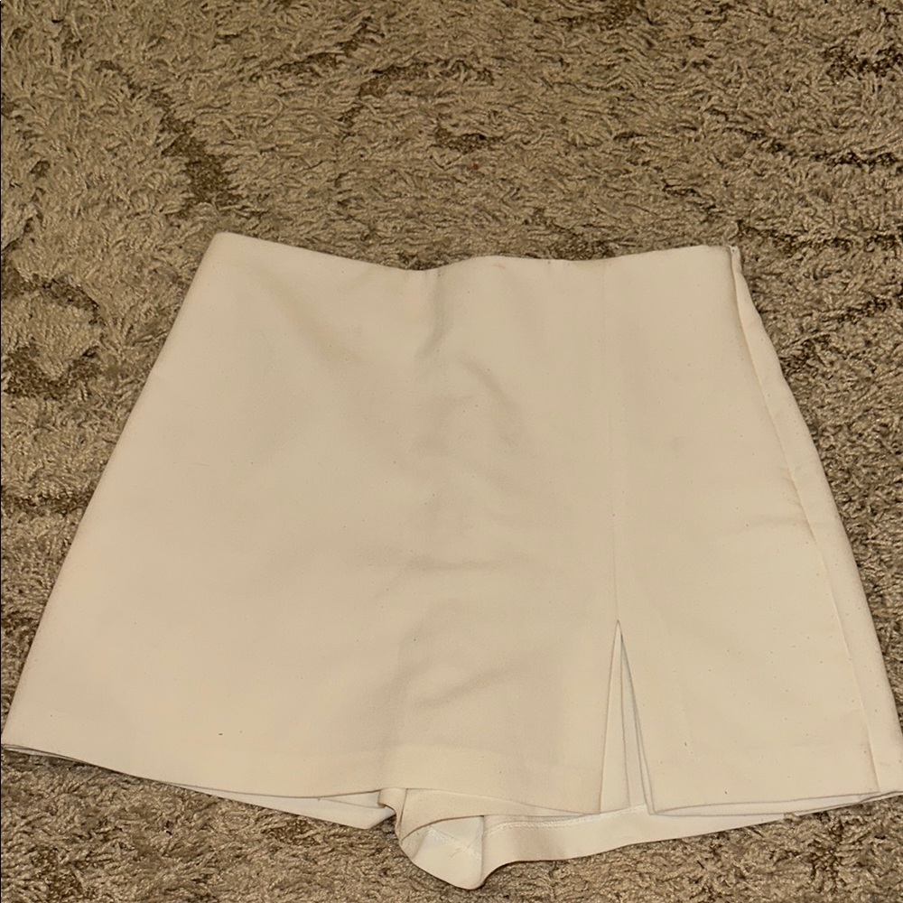 Zara high rise White Women's Skort